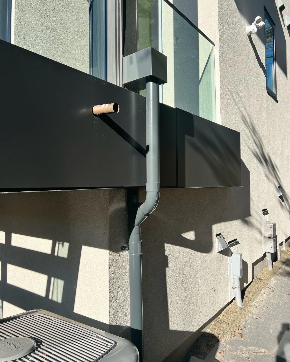 Lindab Rain Gutter Products - Collector Box - European Gutters Canada